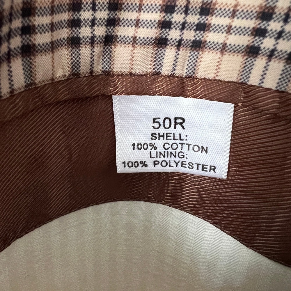 Saddlebred Corduroy Blazer Men 50R Brown Vintage Academic Professional - Picture 5 of 15
